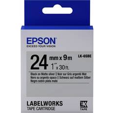 Epson Nastri adesivi Epson LabelWorks Black on Matte Silver