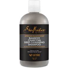 Hair Products Shea Moisture African Black Soap Bamboo Charcoal Deep Cleansing Shampoo 13fl oz