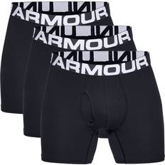 Under Armour Charged Cotton 6" Boxerjock 3-pack - Black