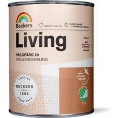 Väggfärg halvmatt beckers Beckers Living Väggfärg Antique White 1L