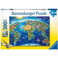 Puzzles Ravensburger Puzzle Carte des monuments du monde