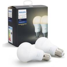 Philips hue e27 2 Philips Hue White LED Lamp 9W E27 2-pack