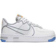 Nike Air Force 1 Low React SU GS - White/Light Smoke Grey