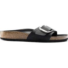 Birkenstock Madrid Big Buckle Oiled Leather - Black