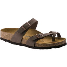 Men - Thong Sandals Birkenstock Mayari Birko-Flor Nubuck - Mocha