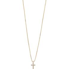 Pilgrim Clara Necklace - Gold/Transparent