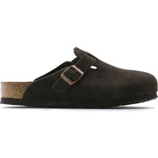 Birkenstock Boston Soft Footbed Suede Leather - Mocha