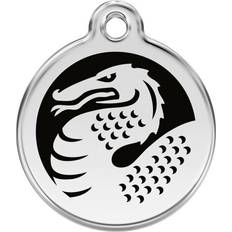 Id brickor katt - Katter Husdjur Red Dingo Enamel Tag Dragon Large