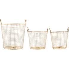 House Doctor Wire Panier 46cm 46cm 3pcs