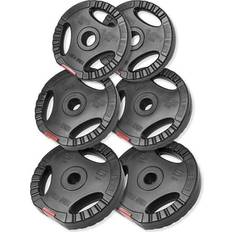 Gorilla Sports Voordeelbundel 17,5 kg halterschijven Gripper Kunststof 30/31 mm