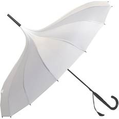 Umbrellas Soake Pagoda Plain Umbrella White (BCSPPAWH)