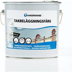 Takbeläggningsfärg hagmans Hagmans - Takfärg utomhus Vit 4L