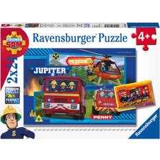 Brandman sam pussel Ravensburger Fireman Sam 2x24 Bitar