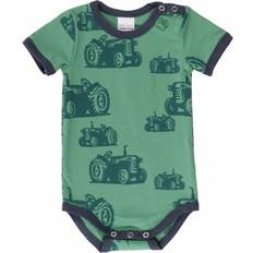 Grøn - Piger Bodyer Fred's World Farming Body with Tractor Print - Green (1581014000-018602201)