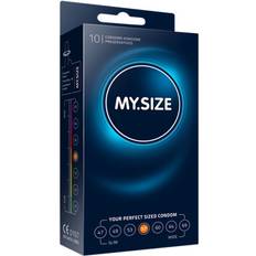 Black Condoms Sex Toys My.Size 57mm 10-pack