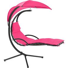 Pink Outdoor Hanging Chairs Garden & Outdoor Furniture tectake Maja