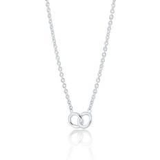 Gynning Jewelry Halsband Gynning Jewelry The Knot Silver Necklace - Silver