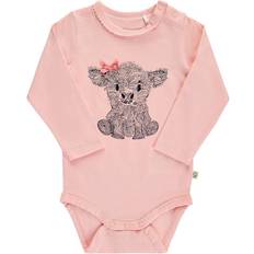 Sløjfe Bodyer Børnetøj Minymo Baby Body L/S - Peachskin (111205-5820)