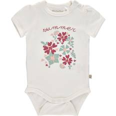 Minymo Baby Body S/S - White (111249-1000)