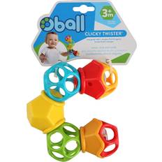 Plastic Rattles Oball Clicky Twister