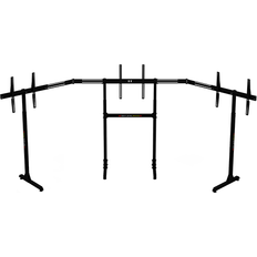 Free Standing Triple Monitor Stand - Black