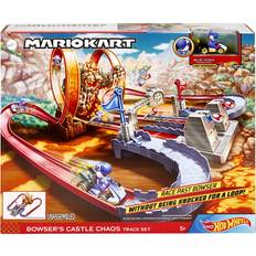 Metal Pistas de Coches Hot Wheels Mario Kart Bowser's Castle Chaos Track Set