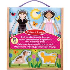 Knob Puzzles Melissa & Doug Best Friends Magnetic Dress Up 78 Pieces