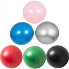 Gorilla Sports Fitnessbal Roze 65 cm incl. pomp