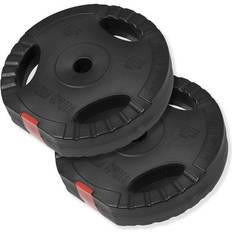 Gorilla Sports Voordeelbundel Halterschijven Gripper Kunststof 2 x 15 kg 30/31 mm