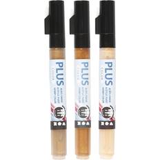 Plus Color Acrylic Paint Beige Shades Markers 1.2mm 3-pack