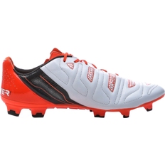 Puma evoPOWER 1.2 Leather FG M - White/Total Eclipse/Lava Blast