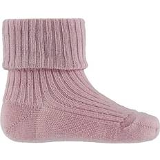 Ankle Wool Rib Turn Down - Wood Rose (589-188)