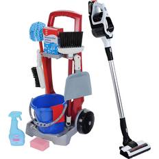 Metal Juguetes de Limpieza Klein Cleaning Trolley with Vacuum Cleaner 6096