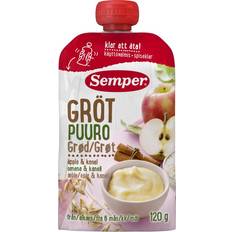Semper Edible with Porridge Apple & Cinnamon 120g