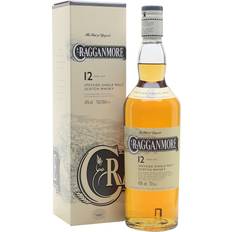 Cragganmore 12 Year Old Whiskey 40% 70 cl