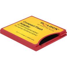 Lettori di Schede di Memoria DeLock 62542 CF Tipo II SD Rosso, Giallo cavo di interfaccia e adattatore