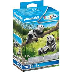 Pandas Figurines Playmobil Family Fun Pandas with Cub 70353