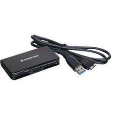 IOGEAR GFR381 SuperSpeed USB 3.0 Support Compact Flash/ Micro Drive/ SD/ SDHC/ SDXC/ Olympus DC and XD Card/ microSD/ microSDHC/ microSDXC/ Memory