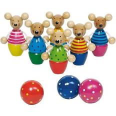 Tiere Bowling Goki Speedy Skittle Game Mice 56943