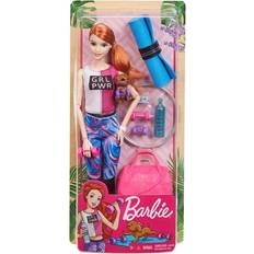 Barbie Fitness Doll with Puppy & Accessories