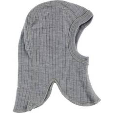 18-24M - Girls Accessories Children's Clothing Joha Basic Double Layer Balaclava - Light Grey Melange (97131-122-15110)