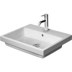 Lavabos de salle de bain Duravit Vero Air Einbauwaschtisch 55 x 45.5 cm Mit Hahnlochbank