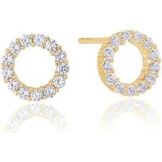 Biella Uno Piccolo Earrings - Gold/White