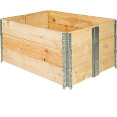 tectake Raised bed 3 80x120x19cm