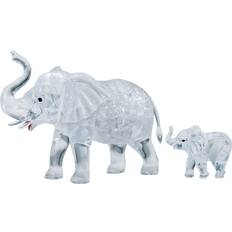 Hcm-Kinzel Crystal Puzzle Pair of Elephants 46 Bitar