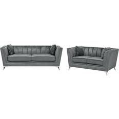 3 Seater - Sofa Set Sofas Beliani Gaula Sofa 211cm 2 Seater, 3 Seater