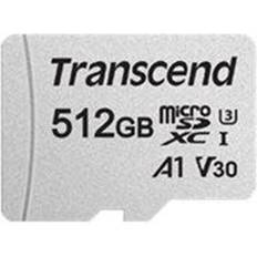 Transcend 300S microSDXC Class 10 UHS-I U3 V30 A1 95/40MB/s 512GB +Adapter