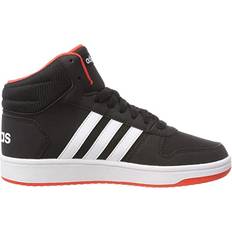 Adidas hoops 2.0 mid junior adidas Kid's Hoops 2.0 Mid - Core Black/Cloud White/Hi-Res Red