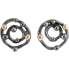 ByBirdie Urban Harlem Buds Earrings - Silver/Gold