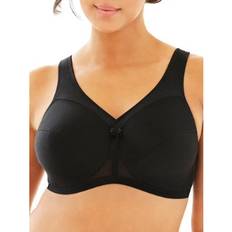 F - Polyamide Bras Glamorise Made to Move Wire-Free Support Bra - Black